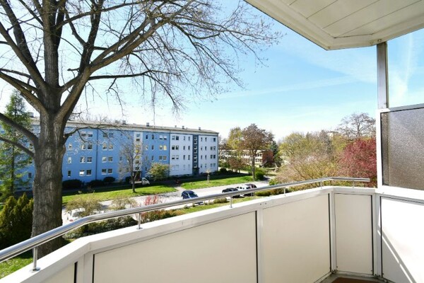 Wohnung mit Ausblick ins neue Wohnumfeld